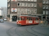 Ja, so war das damals (1972): Eine Straßenbahn mitten in Aachens Einkaufsmeile Nr. 1, der Adalbertstraße. Foto: Sammlung Bimmermann
