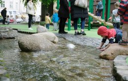 Lindenplatz-Wasserlauf