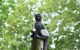 Richardstraße-Holzkatze