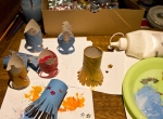 Fische aus Toilettenpapierrollen