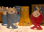 Fische aus Toilettenpapierrollen