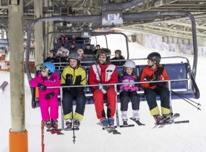 Skifahren mit Kindern