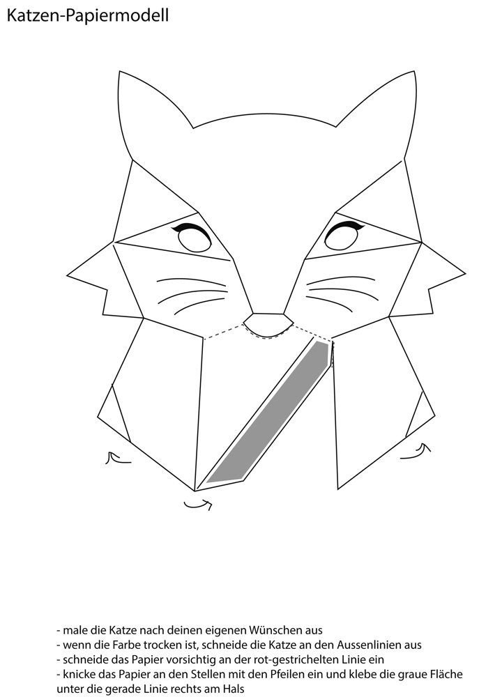 KatzenPapiermodell