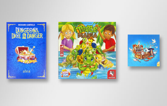 Dungeon, Dice & Danger, Turtle Mania, Magic Rabbits
